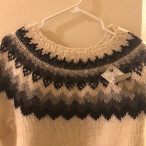 Never worn 100% wool handmade Icelandic sweater